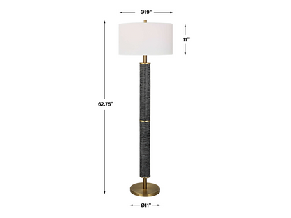 Abbyson Home Sloane Rustic Floor Lamp