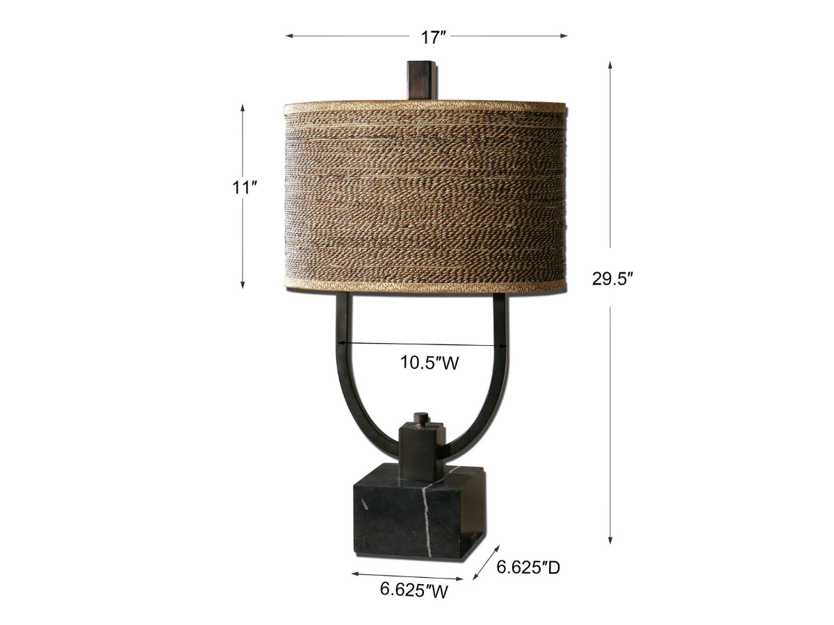 Abbyson Home Sparrow Metal Table Lamp