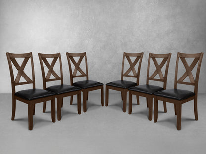 Theodore Dining Chair (Set of 6) - Brown