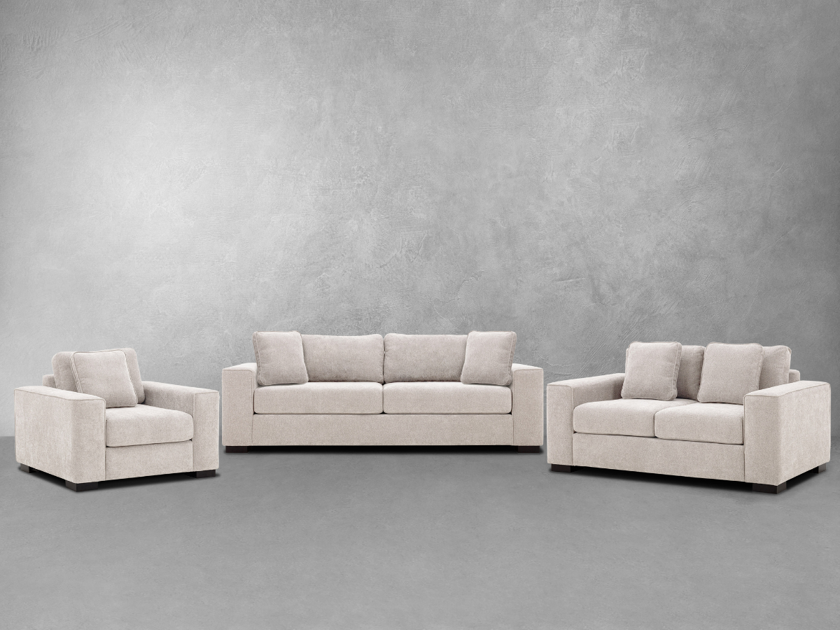 Tamora 3-Piece Fabric Sofa Set