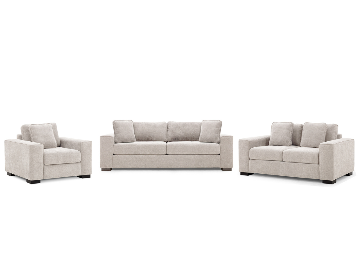 Tamora 3-Piece Fabric Sofa Set