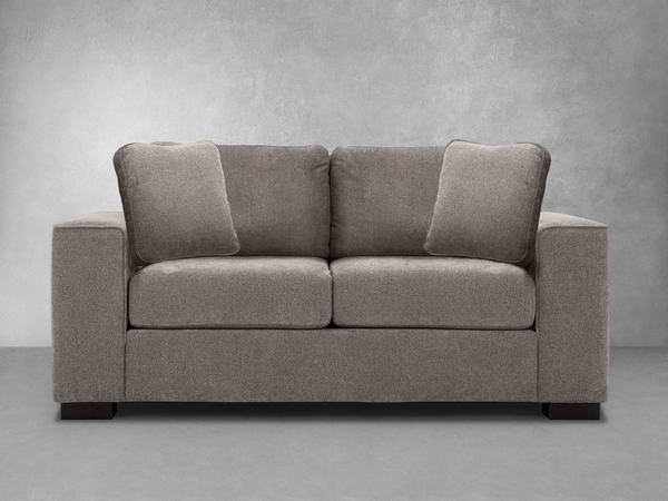 Tamora Fabric Loveseat - Charcoal – Abbyson.com