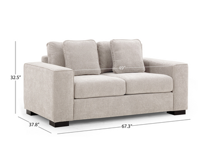 Tamora 3-Piece Fabric Sofa Set