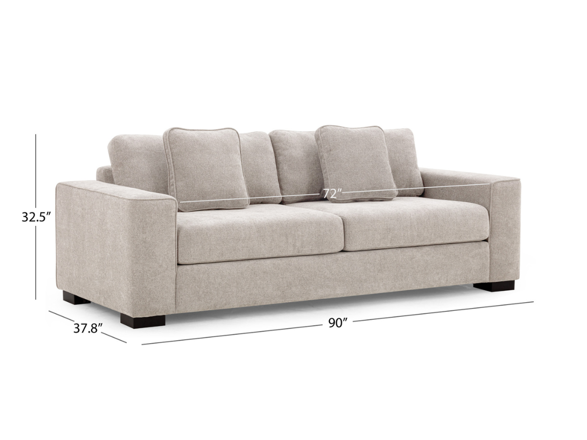 Tamora 3-Piece Fabric Sofa Set