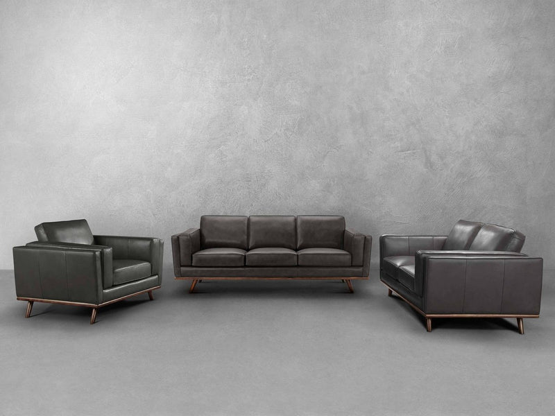 Taverly 3-pc Leather Set