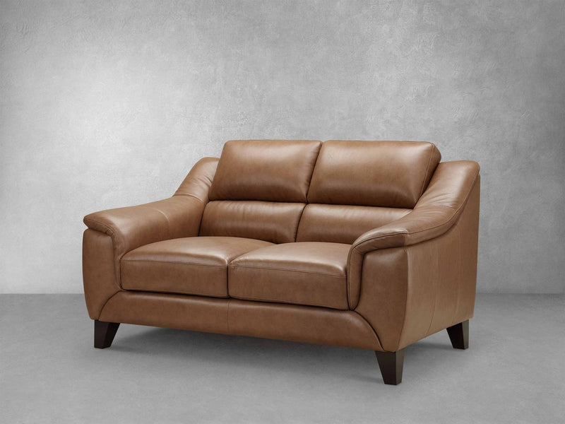Teramo Leather Loveseat