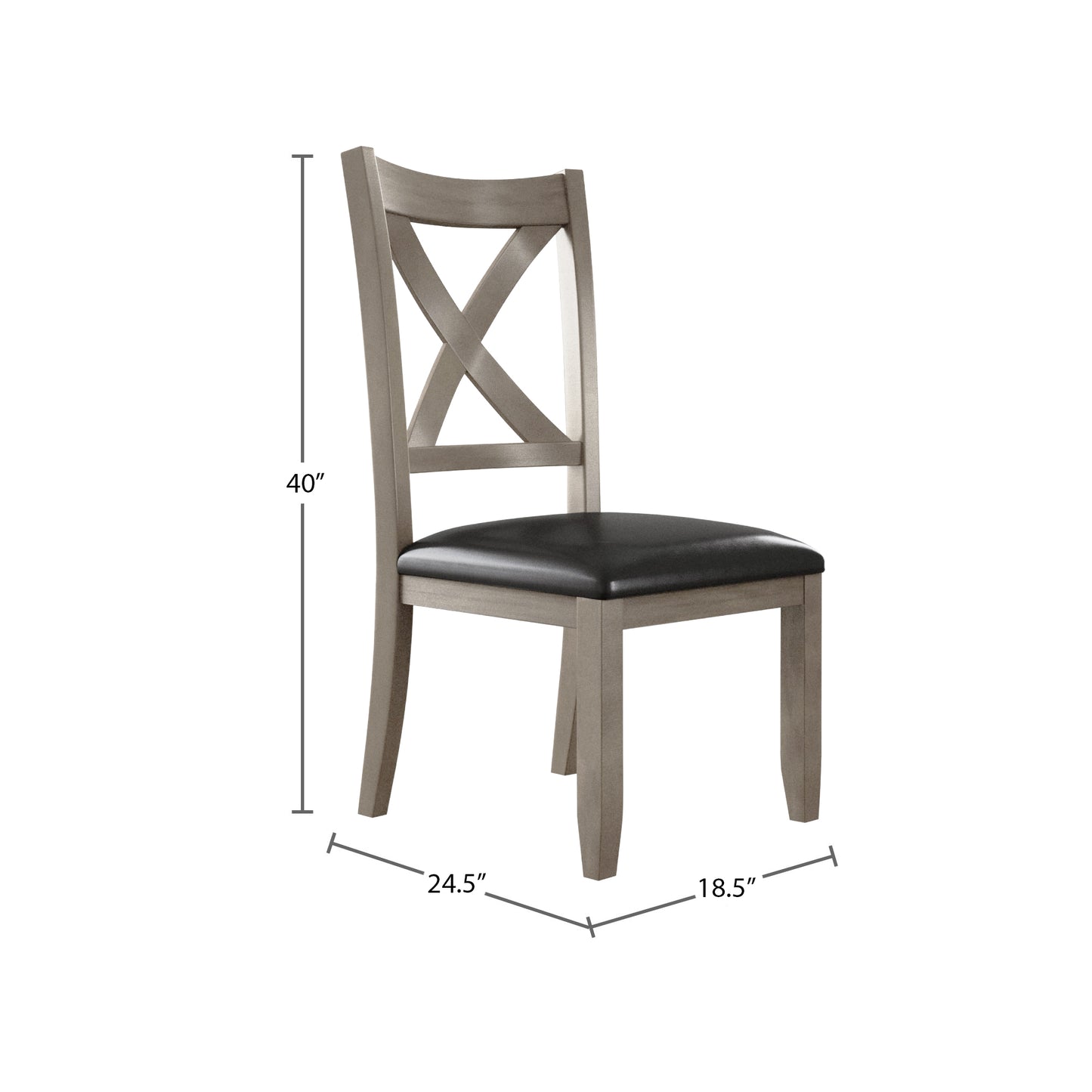 Theodore Dining Chair (Set of 6) - Gray