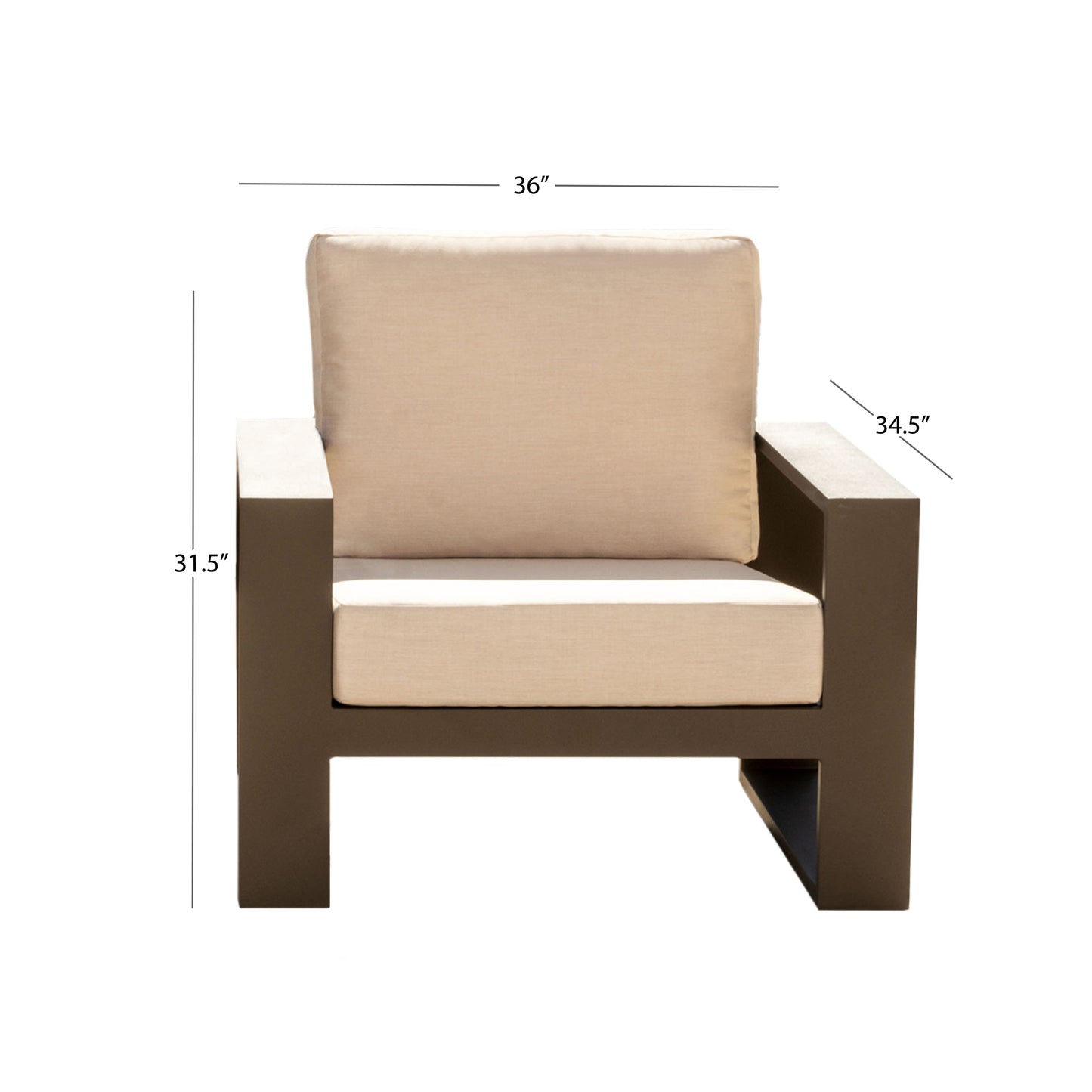 Torren Armchair (2-pack) - Beige