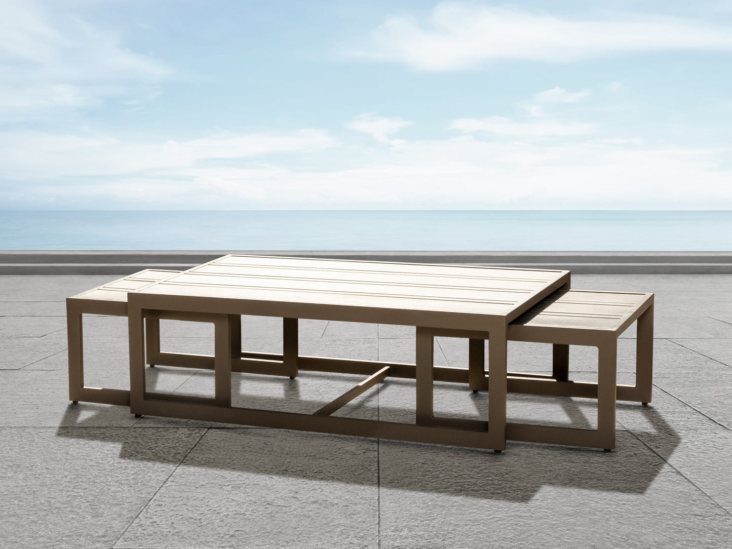 Torren 3-pc Nesting Table Set - Beige