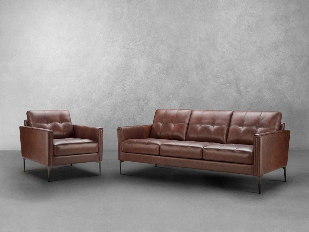 Torrington 2-pc Leather Set