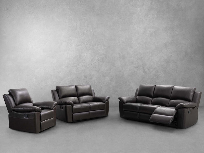 Toscana 3-pcLeather Reclining Sofa Set