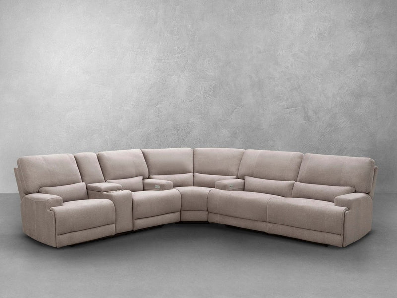 Trevita 3-pc Fabric Power Reclining Sectional