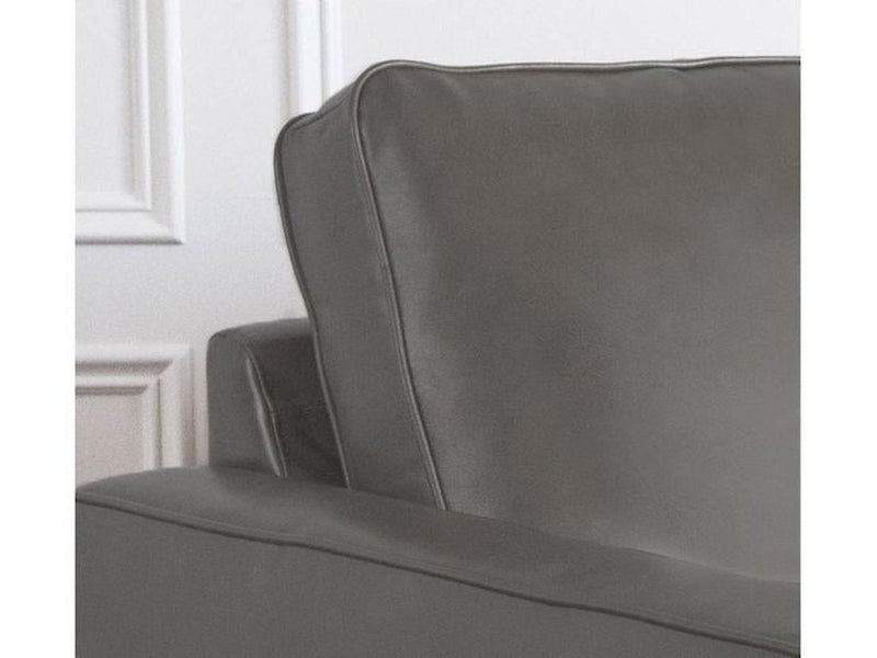 Holloway Mid-Century Leather Armchair