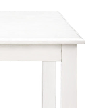 Walker Wood Counter Height Table - White