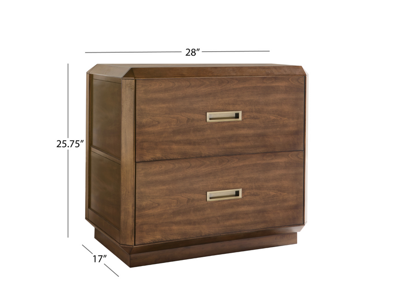 Westcliffe Two Drawer Nightstand