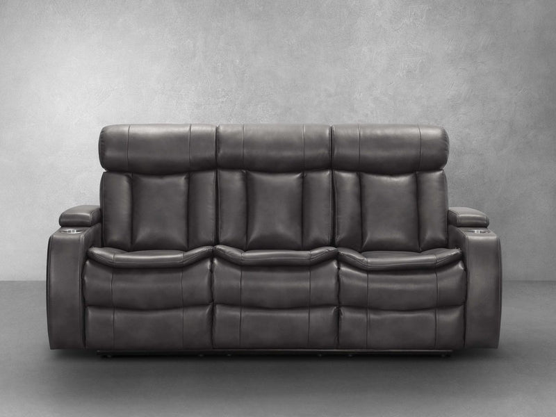 Zayne Power Reclining Leather Sofa