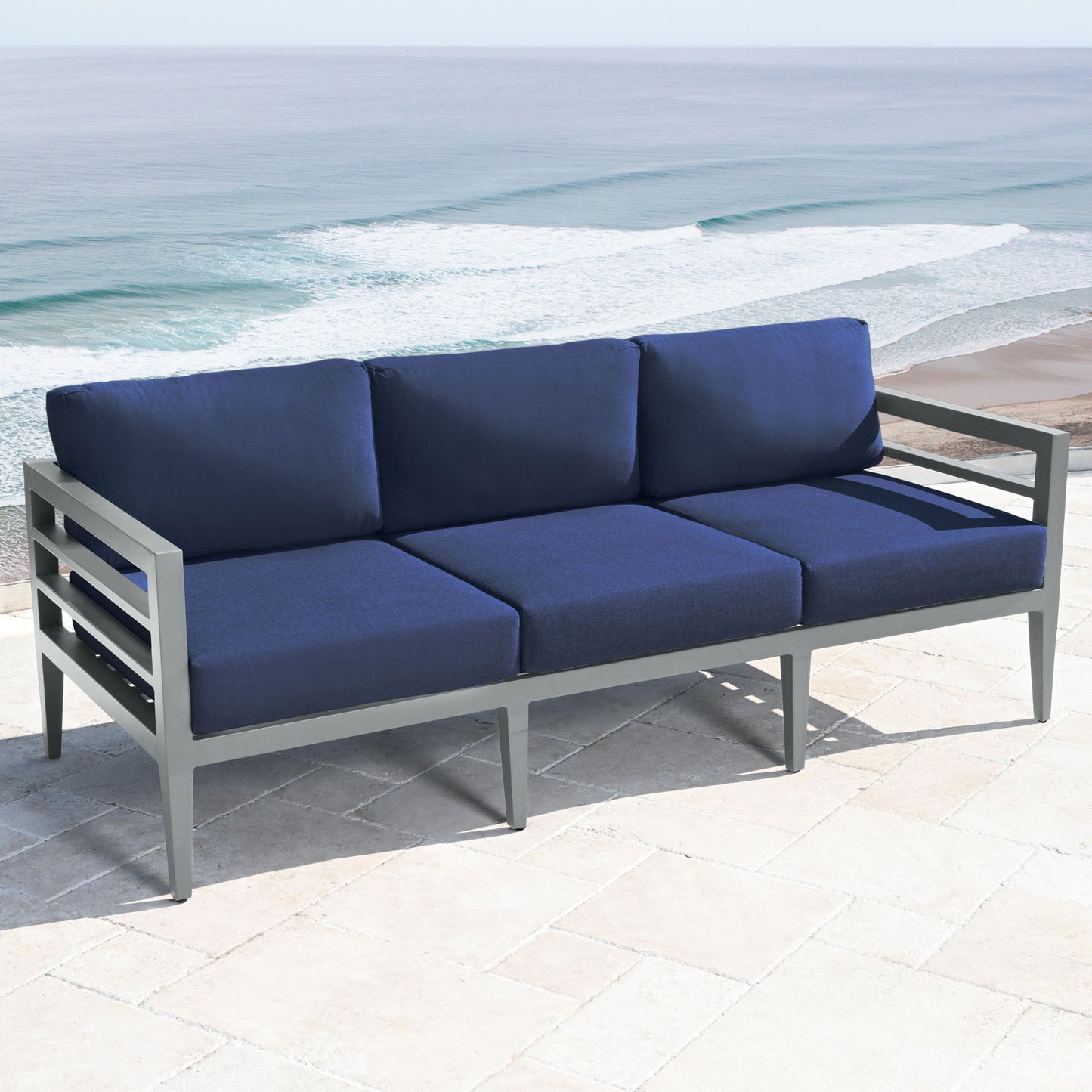 Belamar 1 Sofa + Armchair (2-pack) - Blue