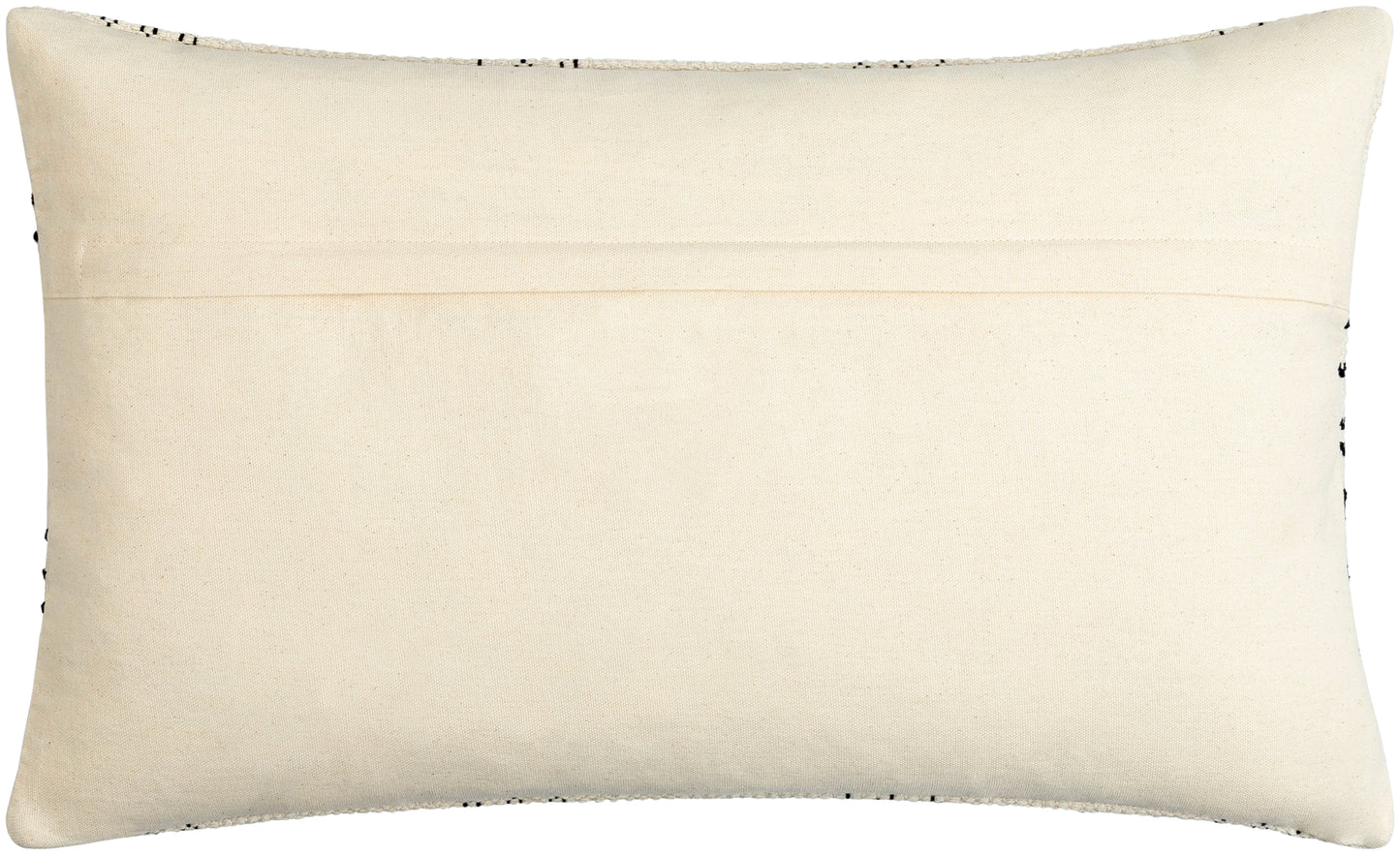 Becki Owens Myrna 18" x 18" Beige & Black Accent Pillow, Cover Only