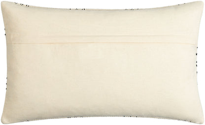 Becki Owens Myrna 18" x 18" Beige & Black Accent Pillow, Cover Only