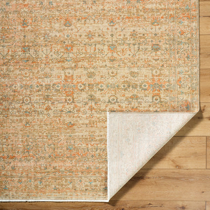 Becki Owens Renaissance Handmade Rug, Coral & Tan