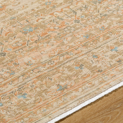 Becki Owens Renaissance Handmade Rug, Coral & Tan
