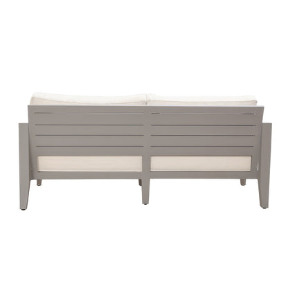 Hyland Hills 4-pc Outdoor Seating Set - Beige Aluminum