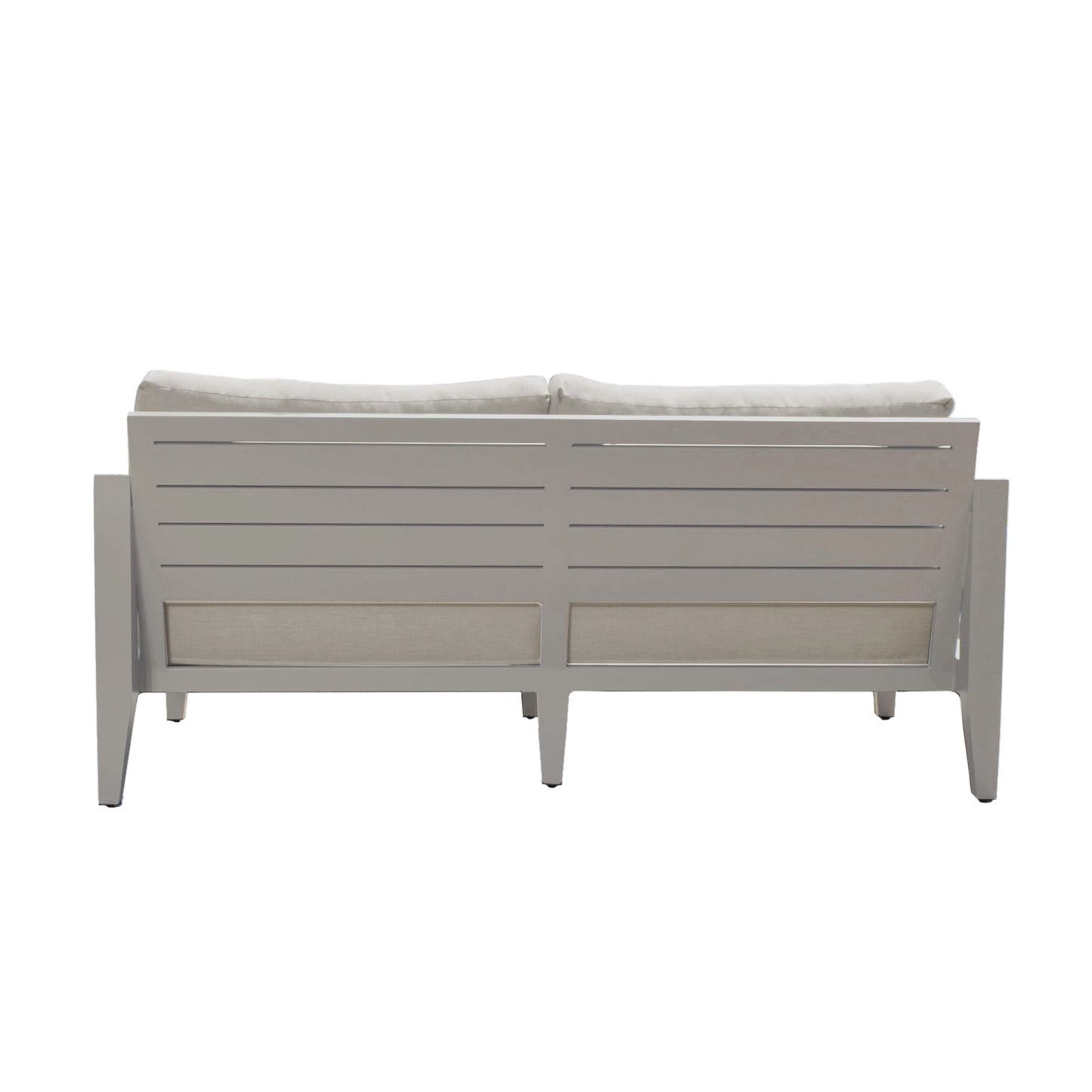 Hyland Hills Outdoor Sofa - Beige Aluminum
