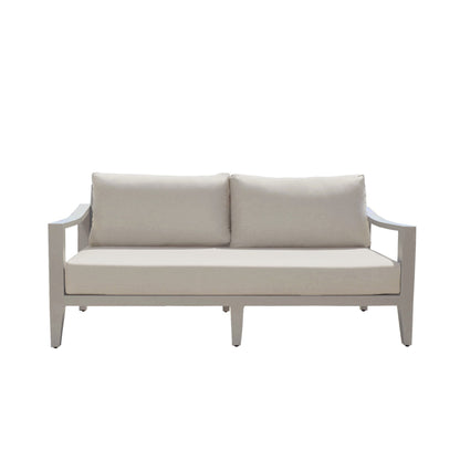 Hyland Hills 4-pc Outdoor Seating Set - Beige Aluminum