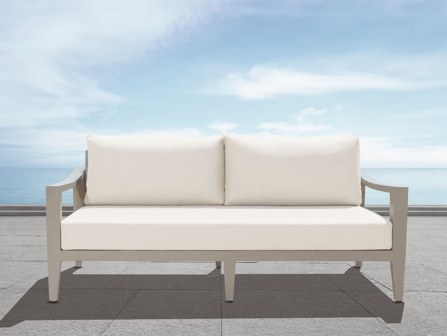 Hyland Hills Outdoor Sofa - Beige