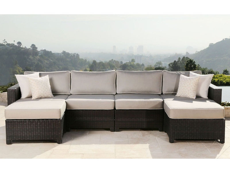 Monaco 6-pc Modular Sectional Cover Set