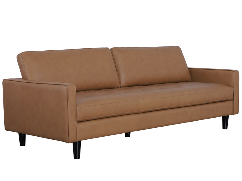 Parker 2-pc Top-Grain Leather Sofa and Chair