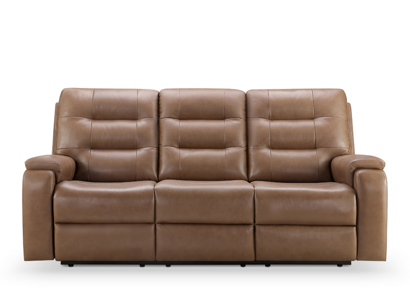 Waylen 3-pc Top-Grain Leather Manual Reclining Set