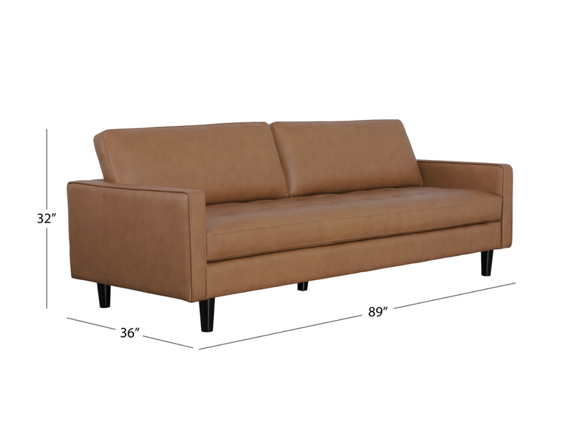 Parker 3-pc Top-Grain Leather Collection