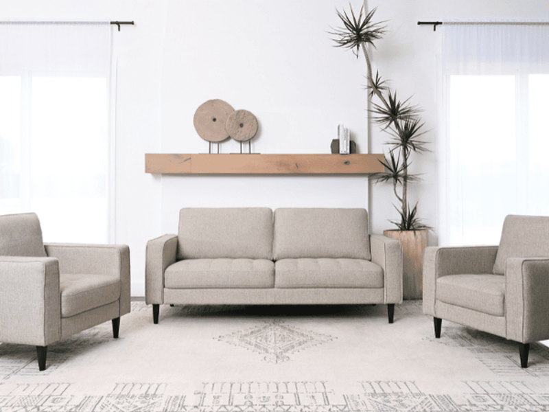 Holloway 3-pc Fabric Sofa Collection