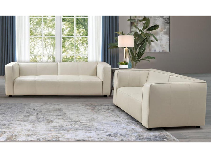 Brady 2-pc Leather Sofa and Loveseat Set