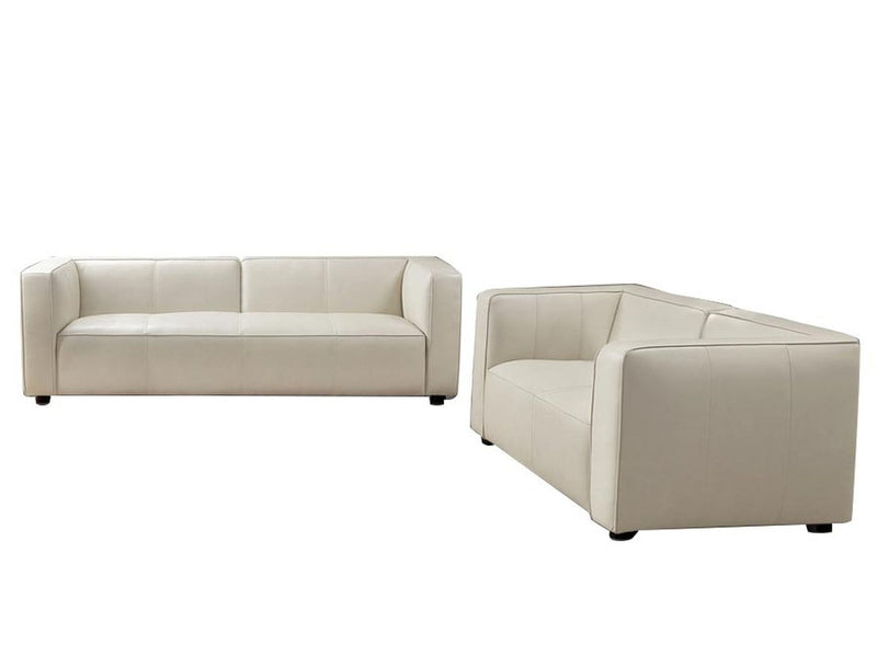 Brady 2-pc Leather Sofa and Loveseat Set
