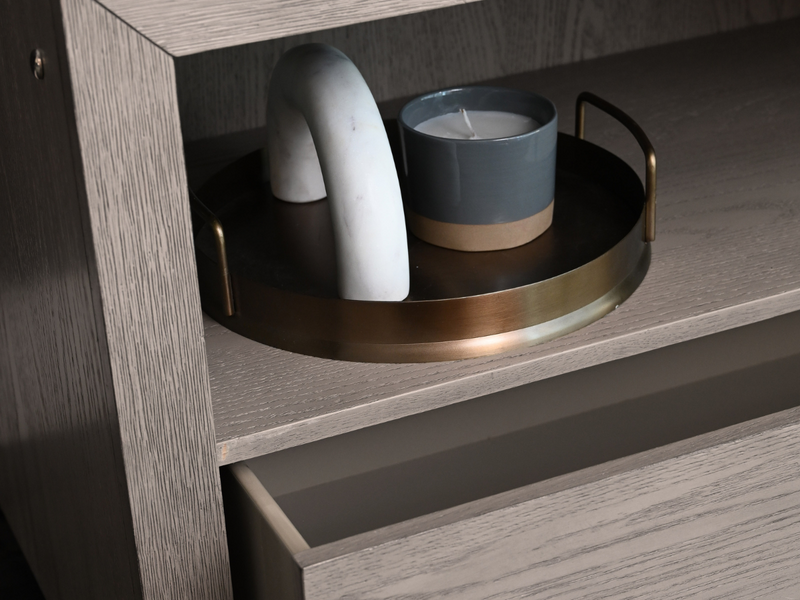 Freemont One Drawer + Shelf Nightstand