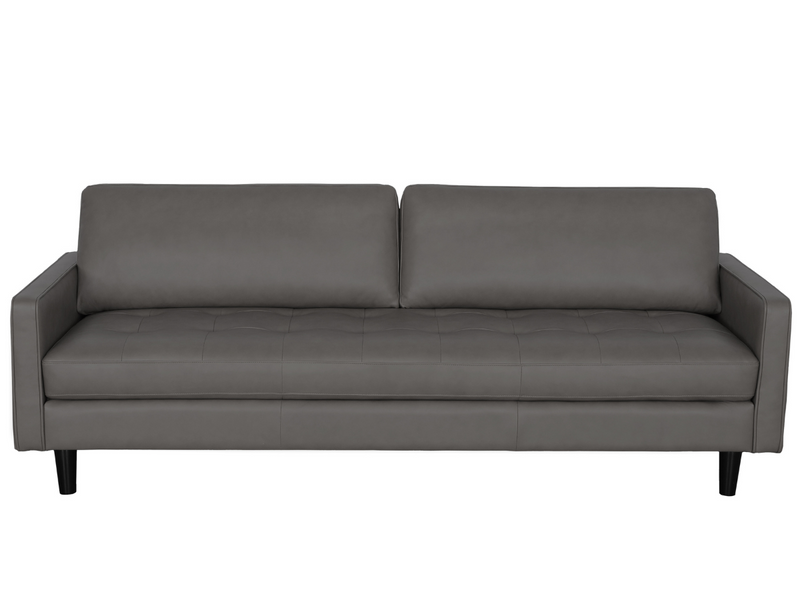 Parker 2-pc Top-Grain Leather Sofa and Chair