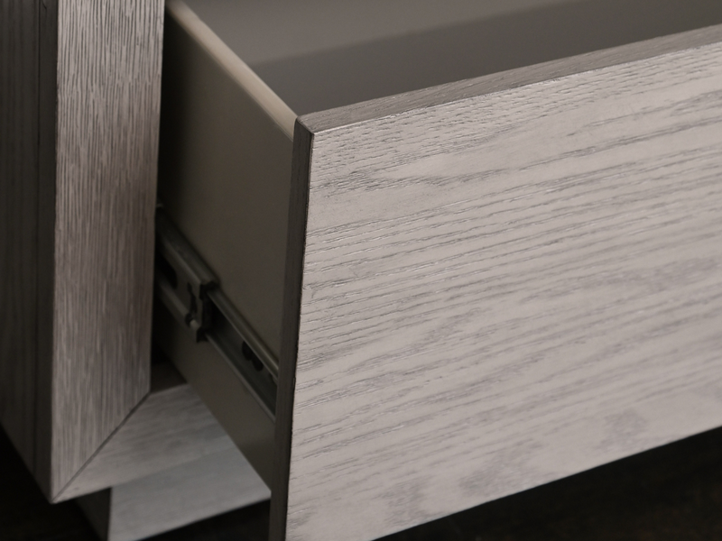Freemont One Drawer + Shelf Nightstand