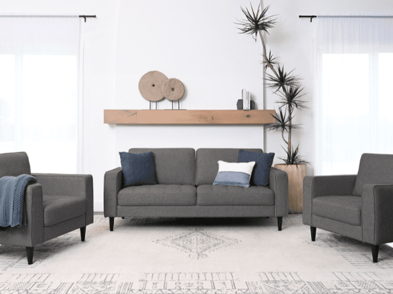 Holloway 3-pc Fabric Sofa Collection