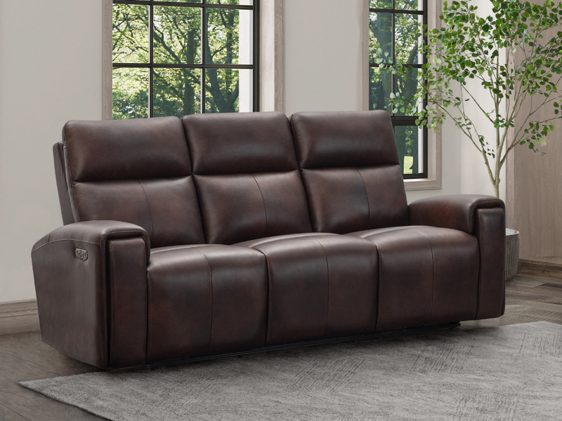Keegan Power Reclining Leather Sofa
