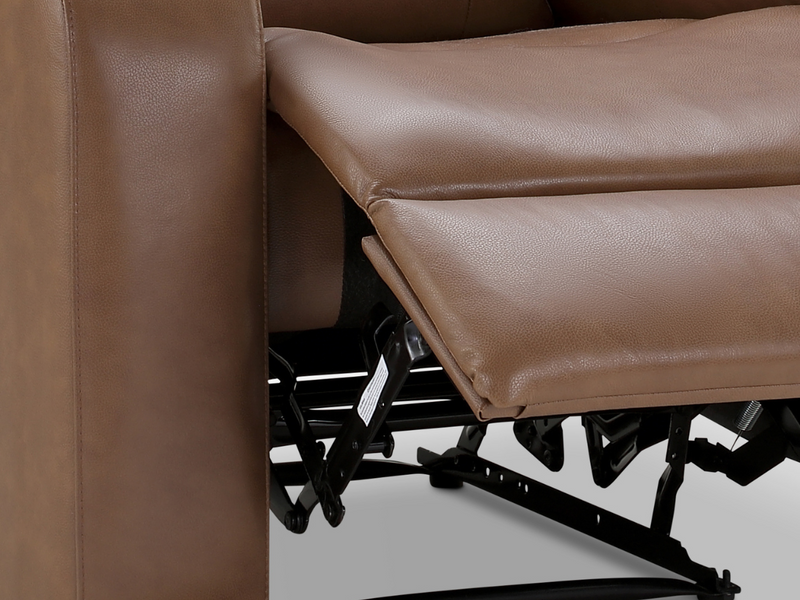 Waylen 3-pc Top-Grain Leather Manual Reclining Set