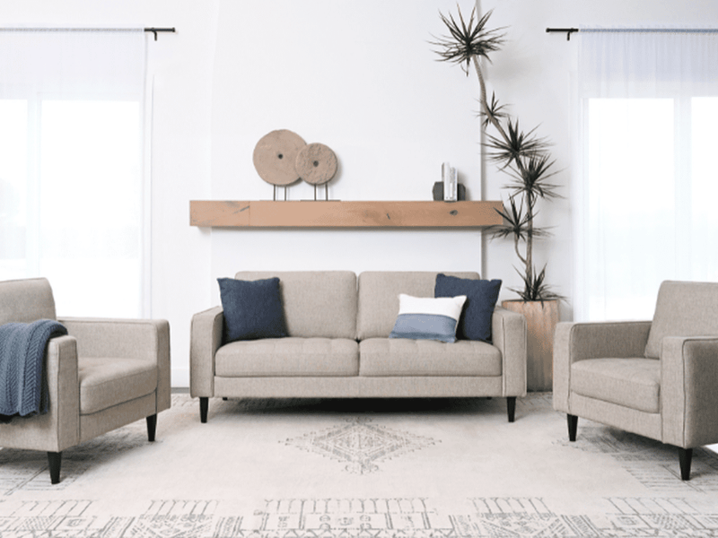 Holloway 3-pc Fabric Sofa Collection