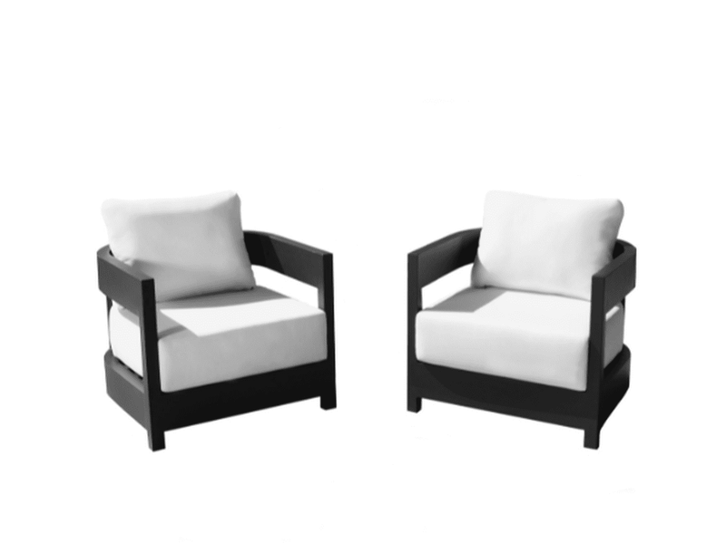 Santino Outdoor Fire Chat Set with Armchairs