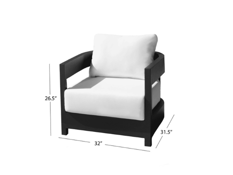 Santino Outdoor Fire Chat Set with Armchairs