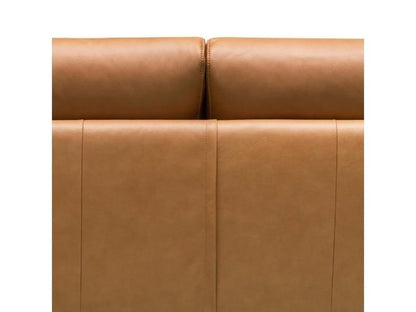 Hallie Leather Sofa - Camel
