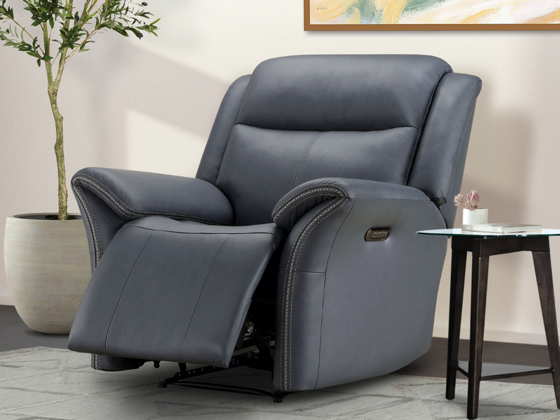Knightly Top-Grain Leather Power Reclining Recliner