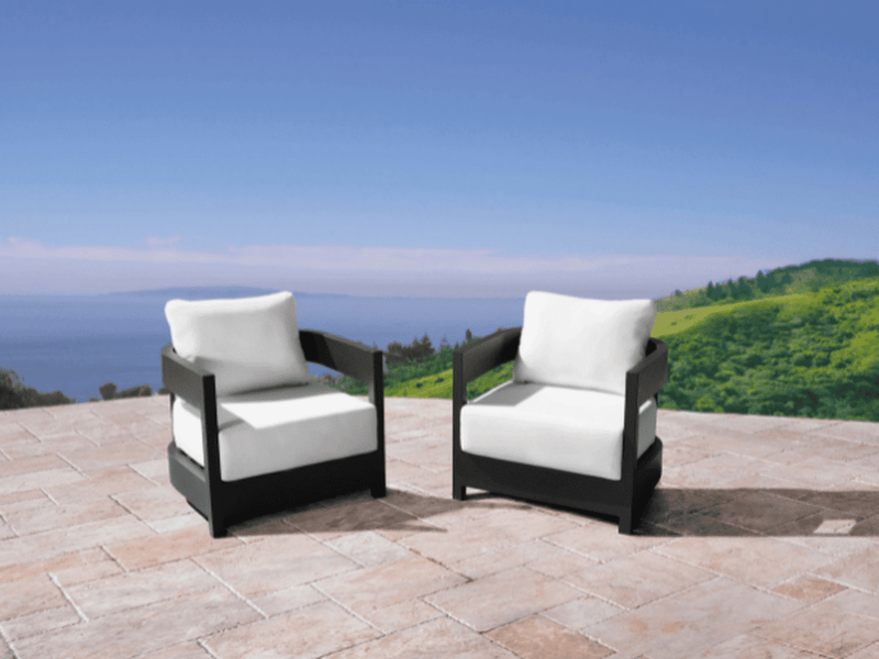Santino Outdoor Fire Chat Set with Armchairs