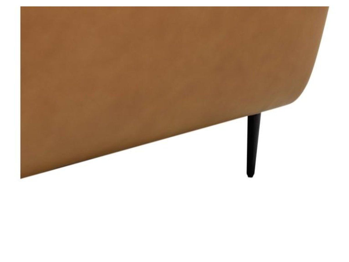 Hallie Leather Sofa - Camel