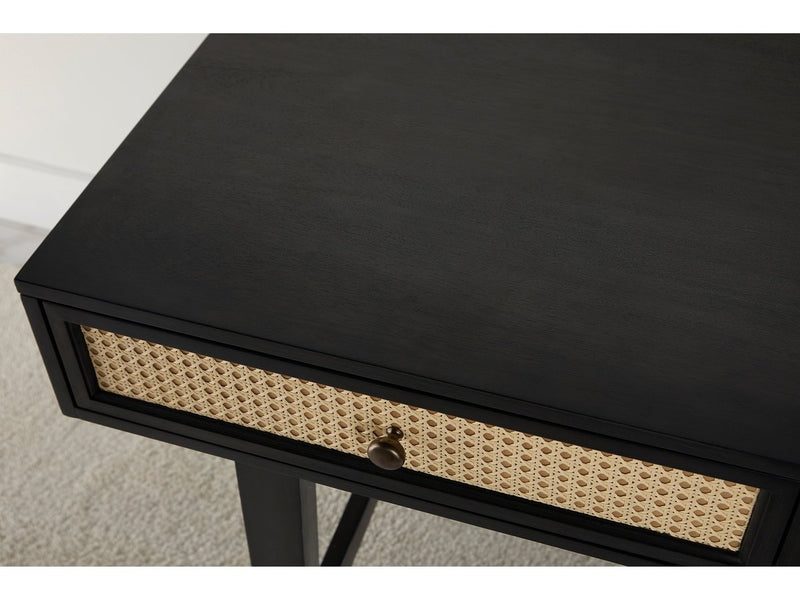 Archer 2-Toned Cane Writing Desk